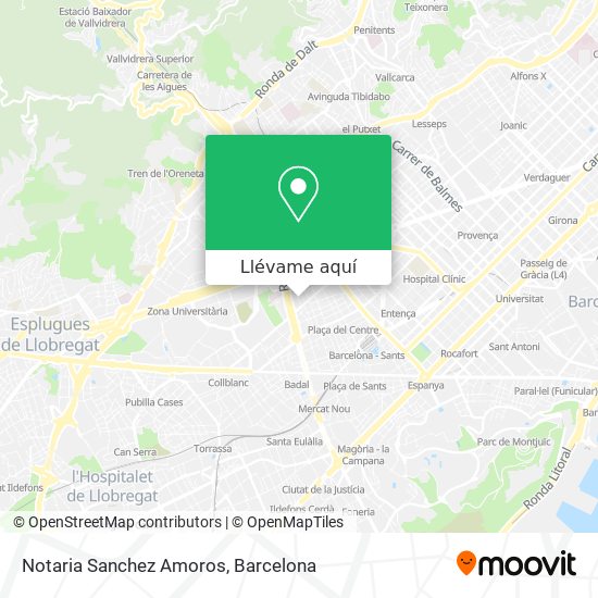 Mapa Notaria Sanchez Amoros