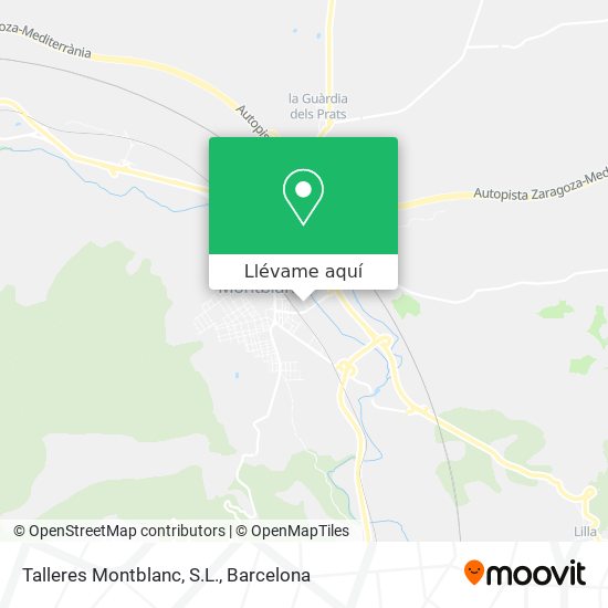 Mapa Talleres Montblanc, S.L.