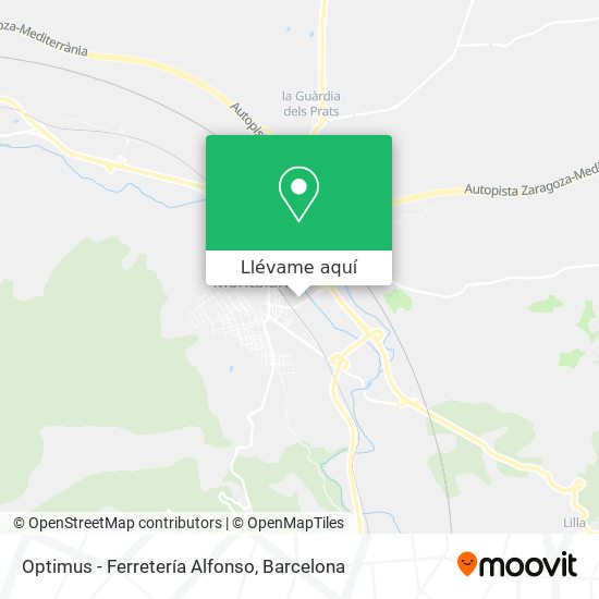 Mapa Optimus - Ferretería Alfonso