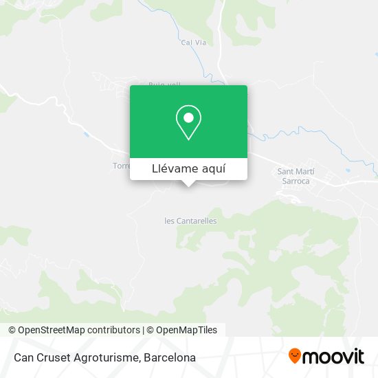 Mapa Can Cruset Agroturisme