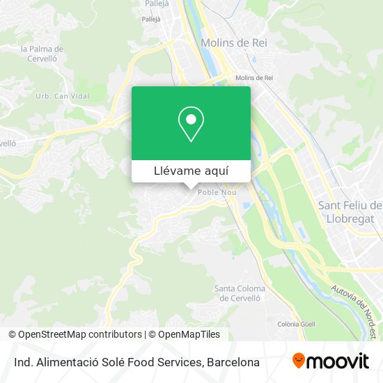 Mapa Ind. Alimentació Solé Food Services