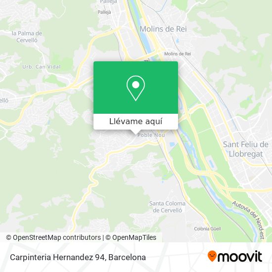 Mapa Carpinteria Hernandez 94