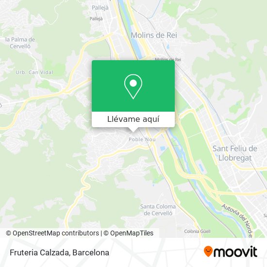 Mapa Fruteria Calzada