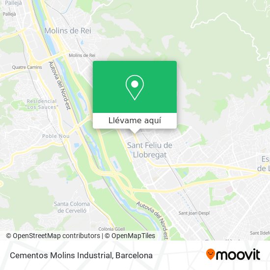 Mapa Cementos Molins Industrial
