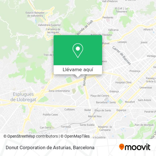 Mapa Donut Corporation de Asturias