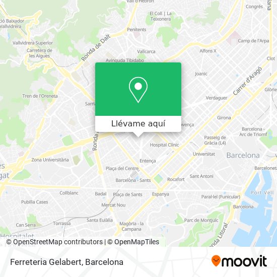 Mapa Ferreteria Gelabert