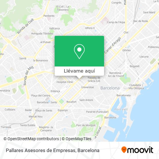 Mapa Pallares Asesores de Empresas