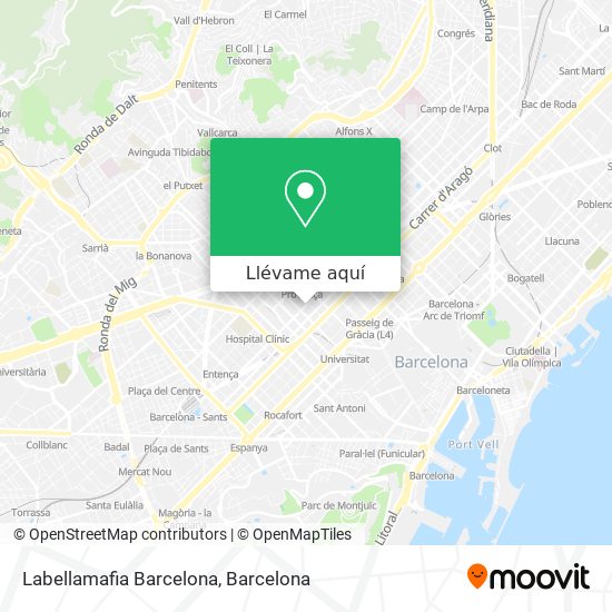 Mapa Labellamafia Barcelona