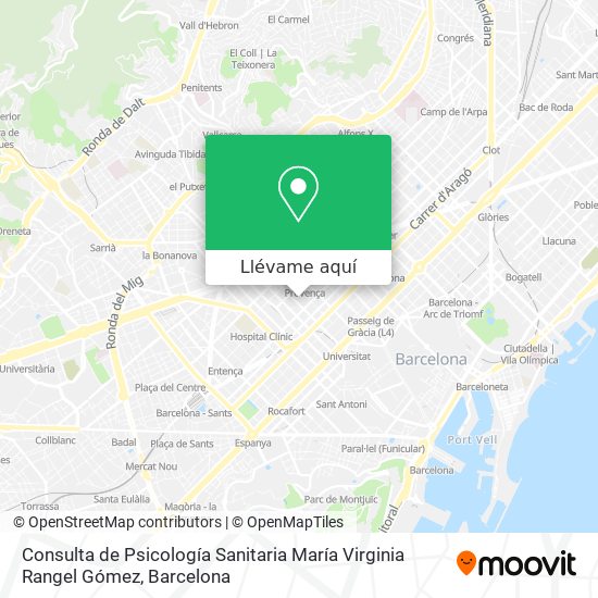 Mapa Consulta de Psicología Sanitaria María Virginia Rangel Gómez