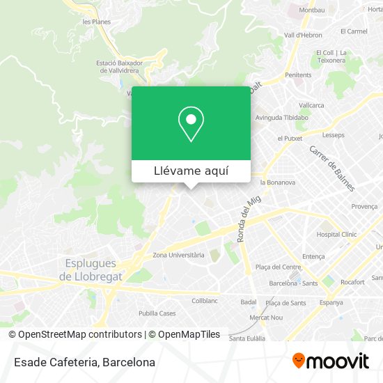 Mapa Esade Cafeteria