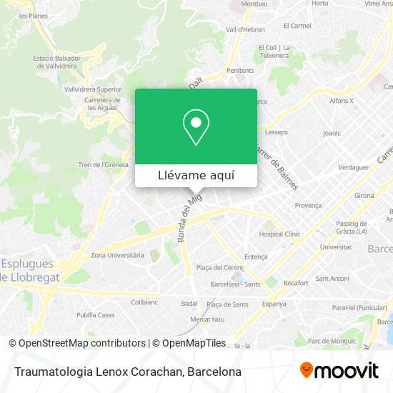 Mapa Traumatologia Lenox Corachan