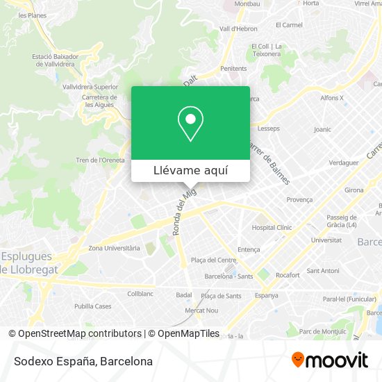Mapa Sodexo España