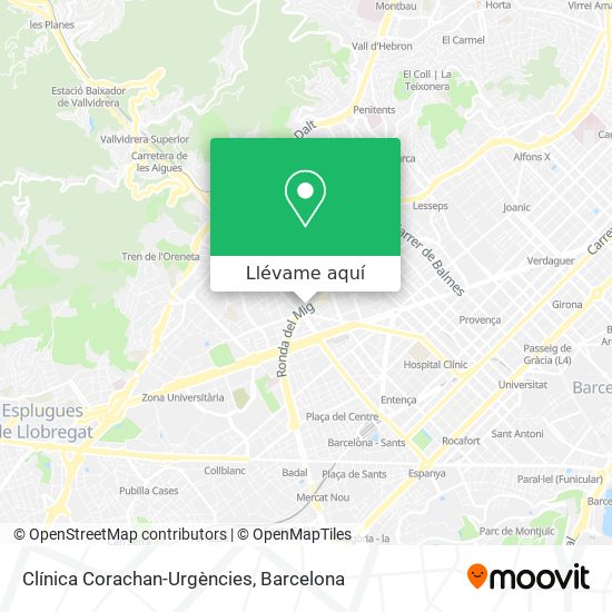 Mapa Clínica Corachan-Urgències