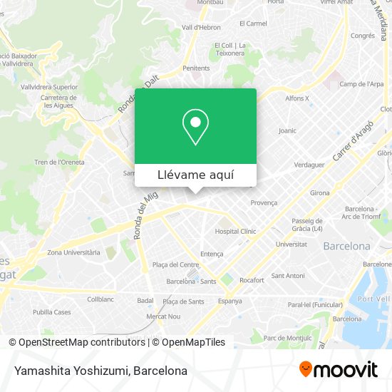 Mapa Yamashita Yoshizumi