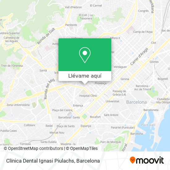 Mapa Clínica Dental Ignasi Piulachs
