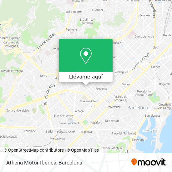 Mapa Athena Motor Iberica
