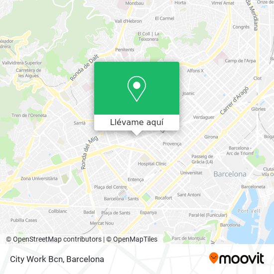 Mapa City Work Bcn
