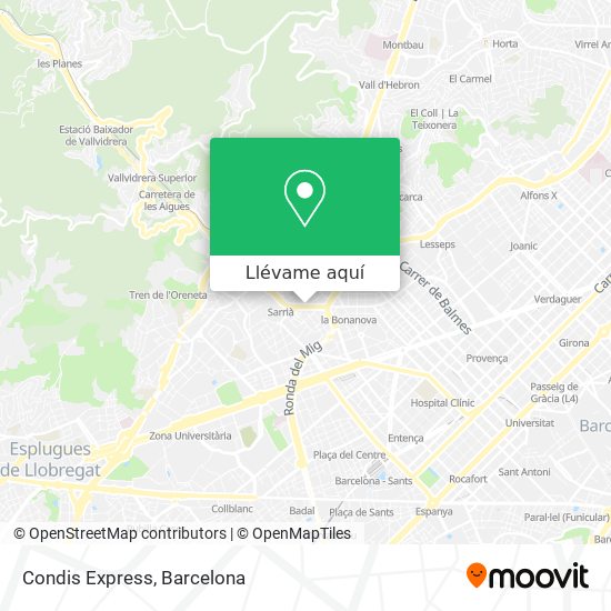 Mapa Condis Express