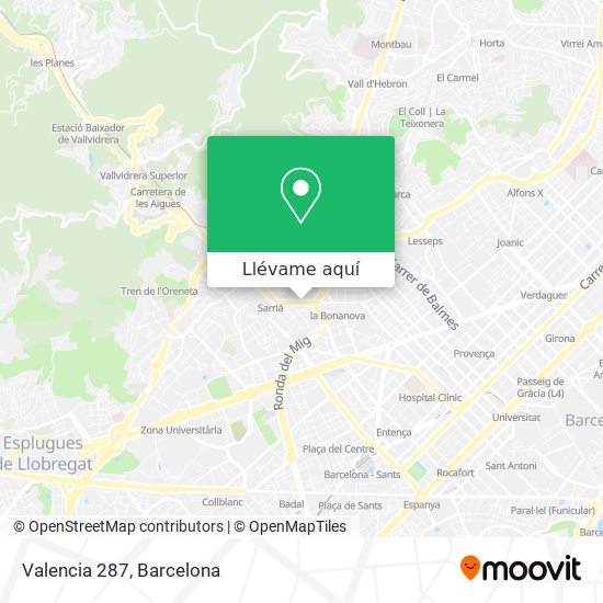 Mapa Valencia 287