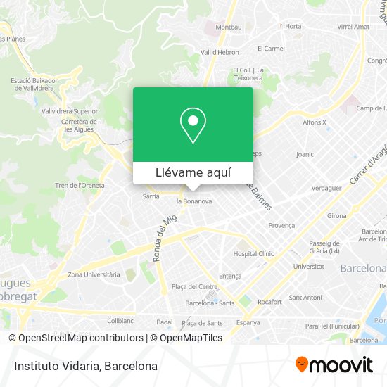 Mapa Instituto Vidaria