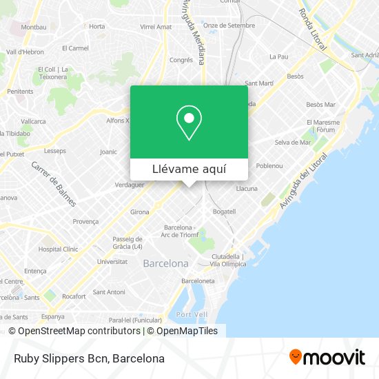 Mapa Ruby Slippers Bcn
