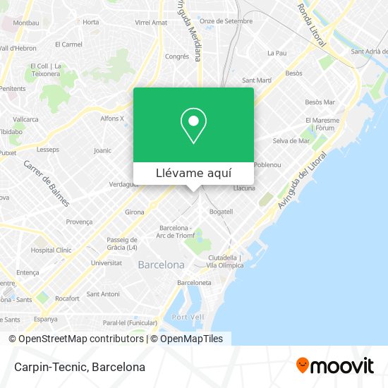 Mapa Carpin-Tecnic