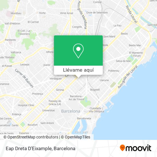 Mapa Eap Dreta D'Eixample