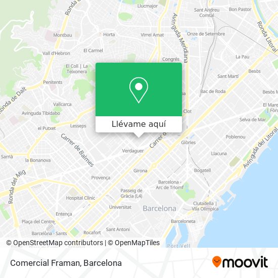 Mapa Comercial Framan