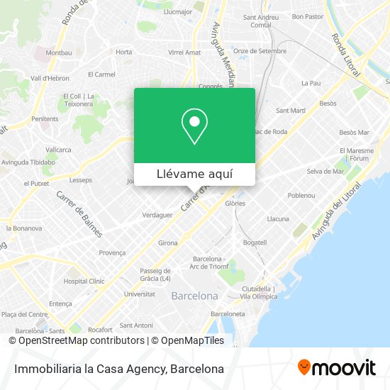 Mapa Immobiliaria la Casa Agency