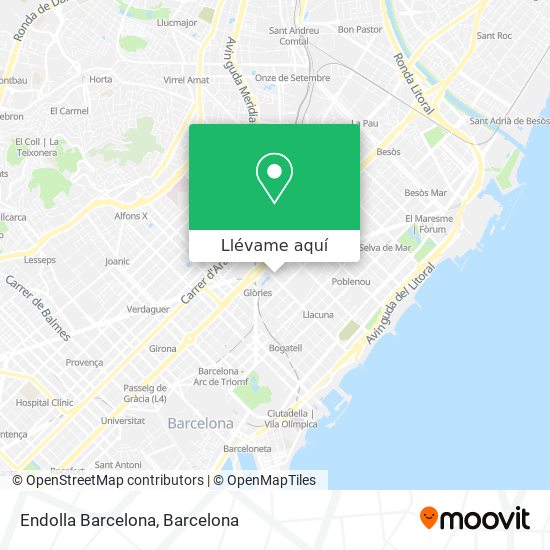 Mapa Endolla Barcelona
