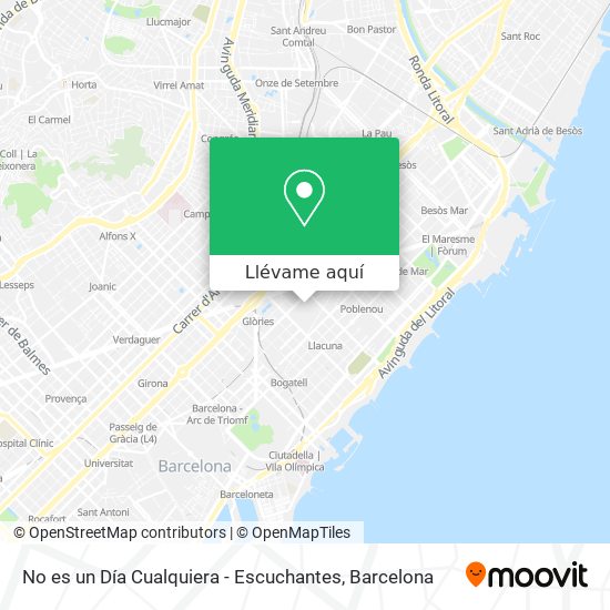 Mapa No es un Día Cualquiera - Escuchantes