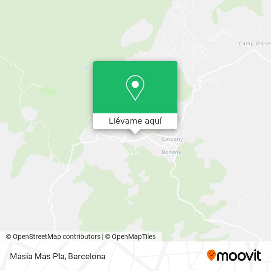 Mapa Masia Mas Pla