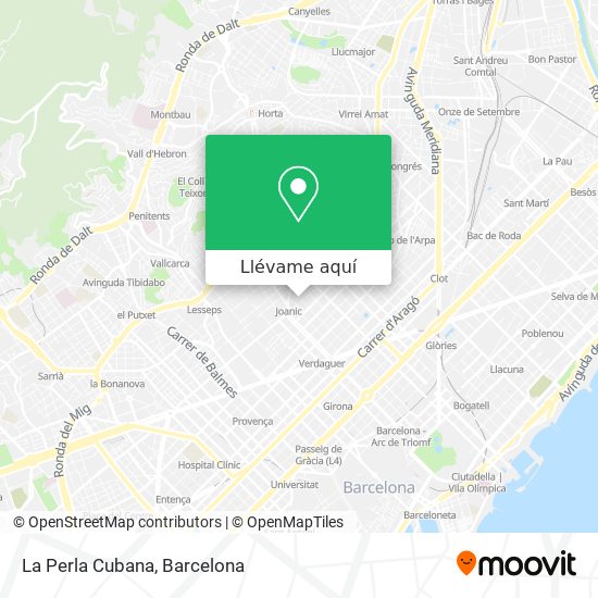 Mapa La Perla Cubana