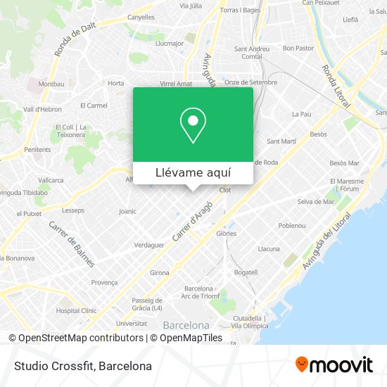 Mapa Studio Crossfit
