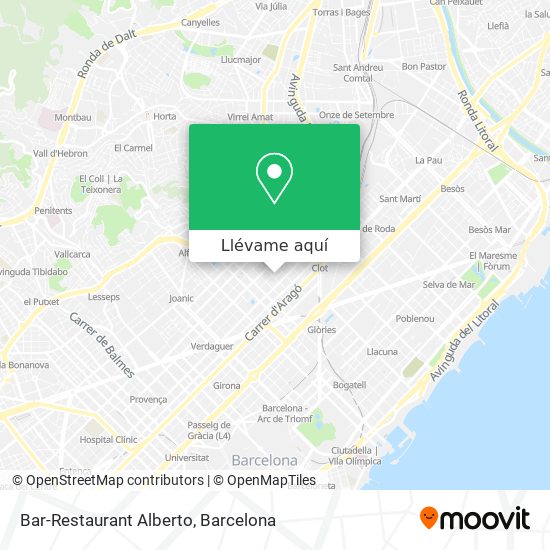 Mapa Bar-Restaurant Alberto