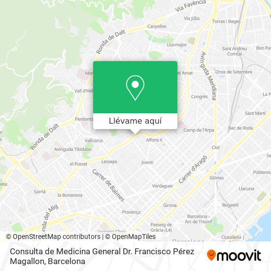 Mapa Consulta de Medicina General Dr. Francisco Pérez Magallon