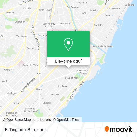 Mapa El Tinglado