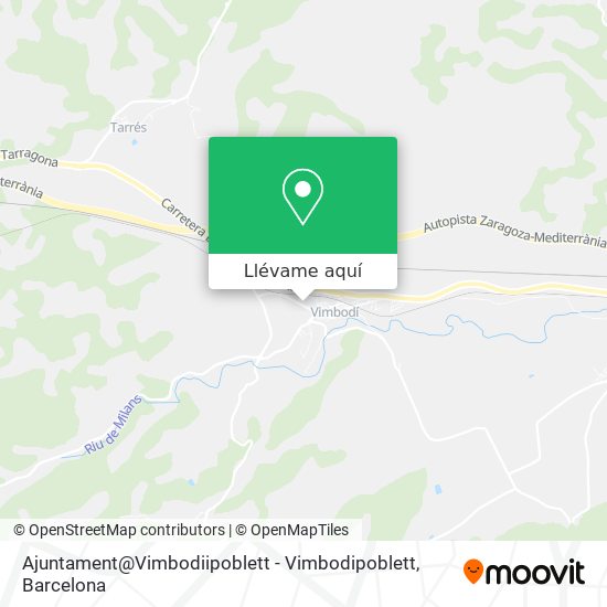 Mapa Ajuntament@Vimbodiipoblett - Vimbodipoblett