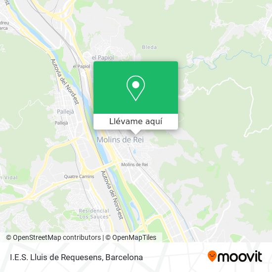 Mapa I.E.S. Lluis de Requesens