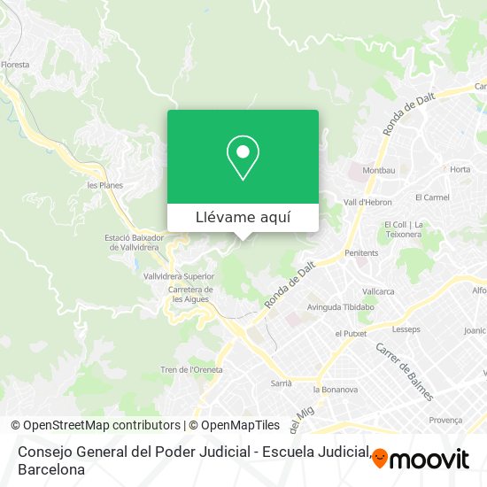 Mapa Consejo General del Poder Judicial - Escuela Judicial