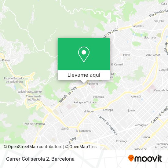 Mapa Carrer Collserola 2