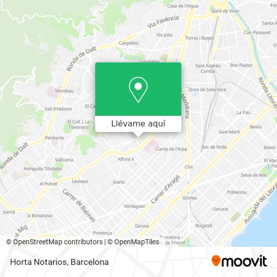 Mapa Horta Notarios