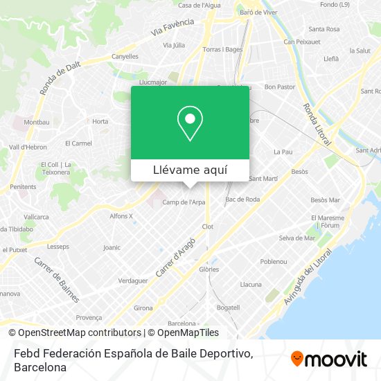 Mapa Febd Federación Española de Baile Deportivo