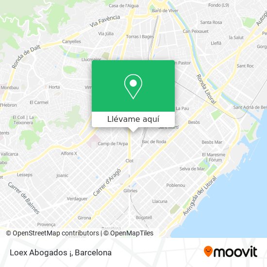Mapa Loex Abogados ¡