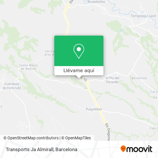 Mapa Transports Ja Almirall