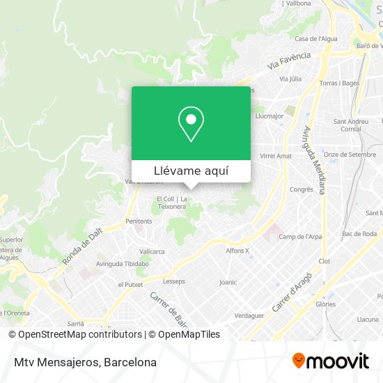 Mapa Mtv Mensajeros