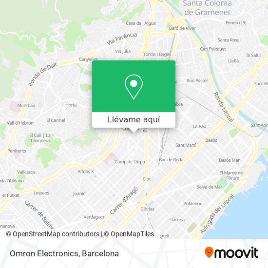 Mapa Omron Electronics