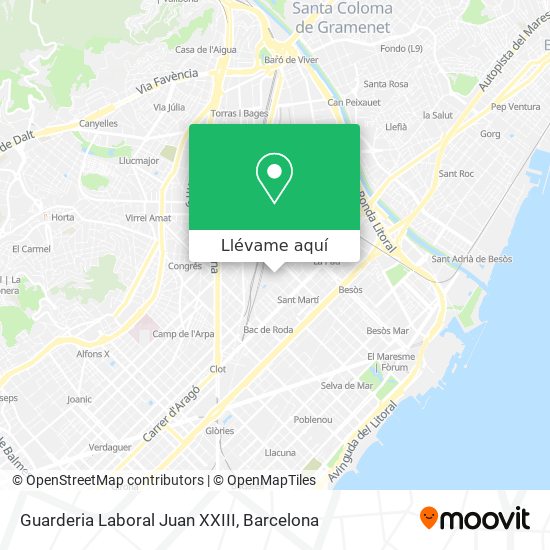Mapa Guarderia Laboral Juan XXIII