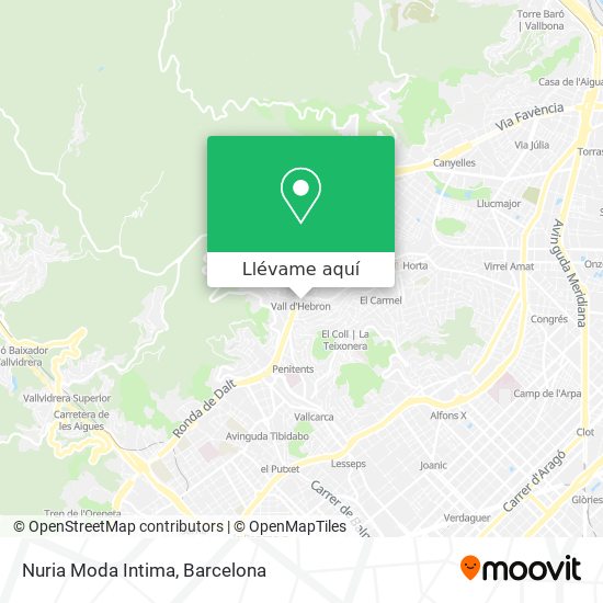 Mapa Nuria Moda Intima