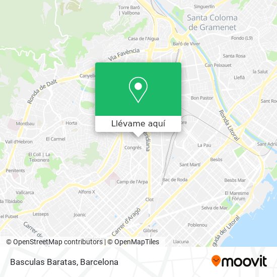 Mapa Basculas Baratas